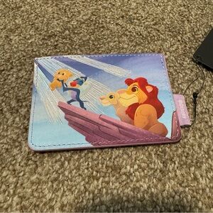 NWT Loungefly Disney Parks Simba Sarabi Rafiki Mufasa Money Cardholder